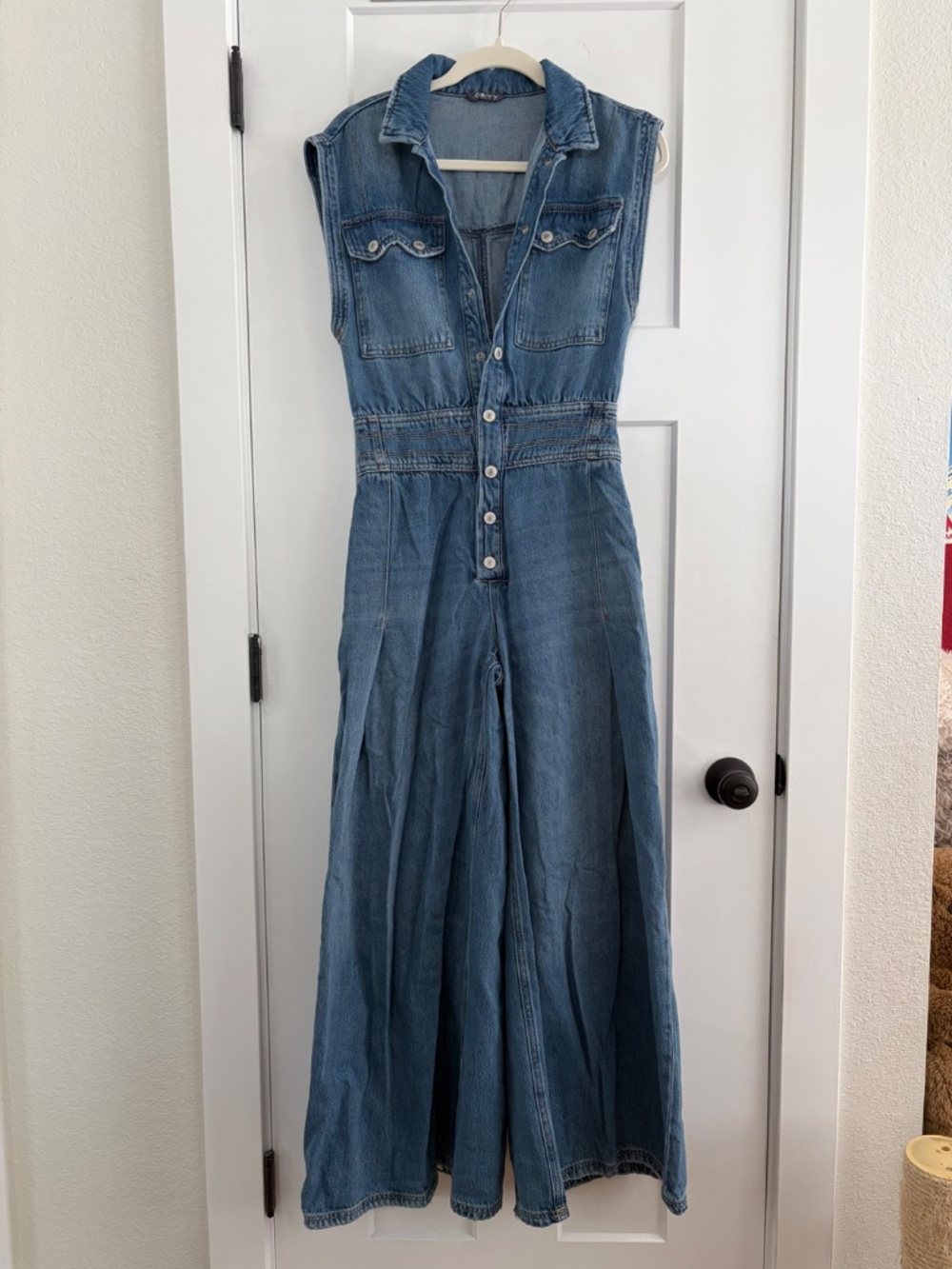 We The Free CRVY Badlands Denim Coverall Size 6